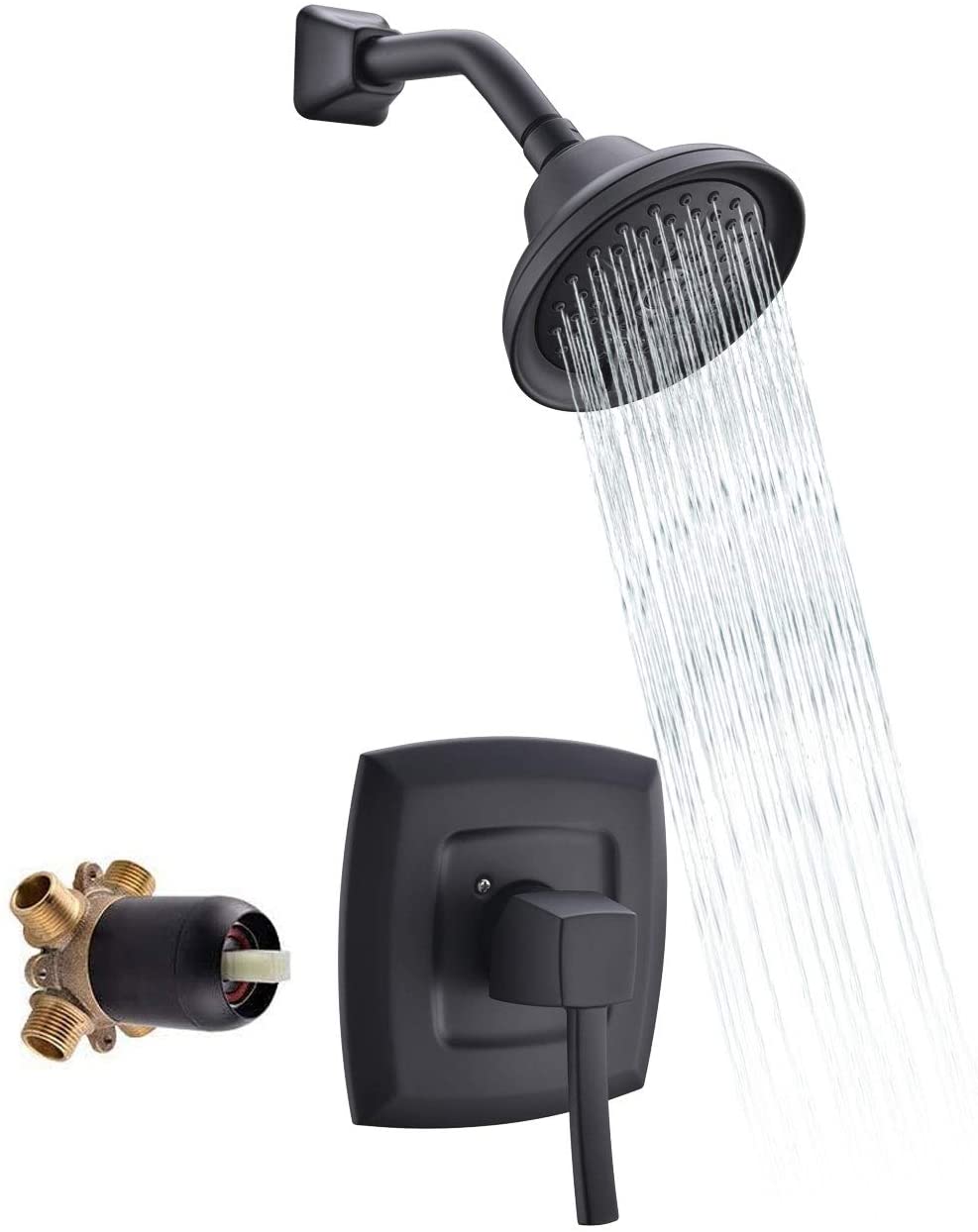 Juegos de grifos de baño Ducha de lluvia Mezclador de ducha oculto Juegos de ducha de baño