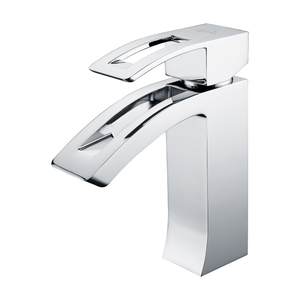 Grifos de baño de una sola manija cuadrados Grifo de baño de cascada 