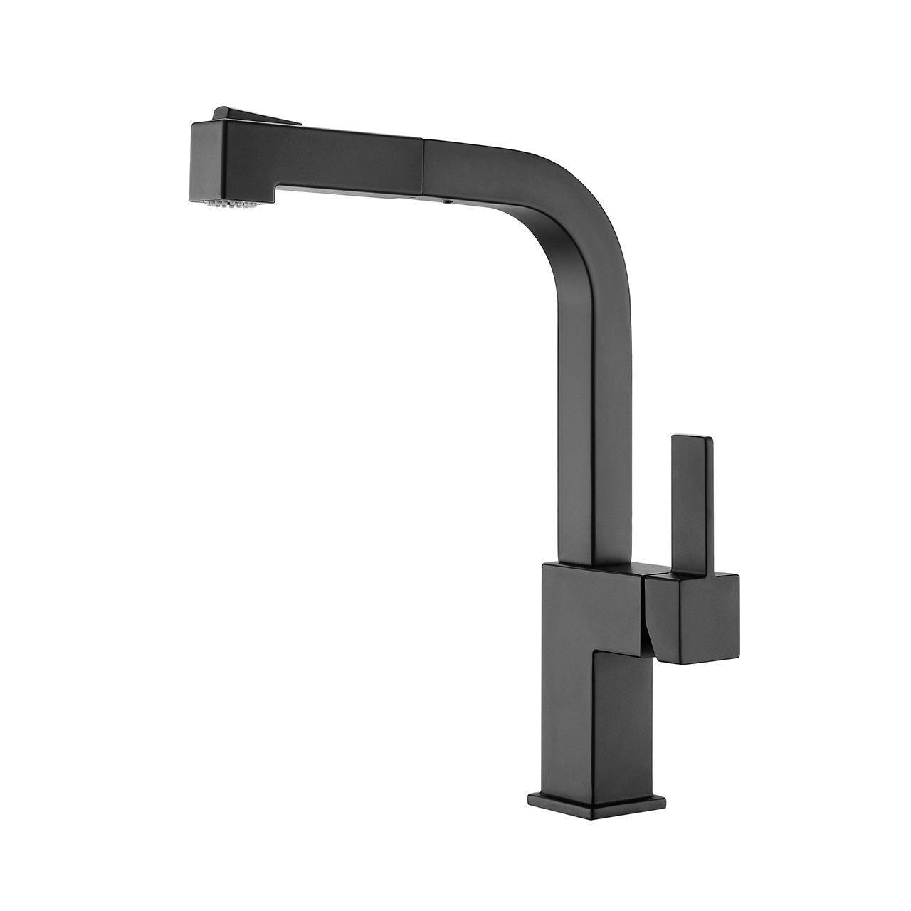 Grifo de cocina negro mate extraíble Grifos de cocina modernos