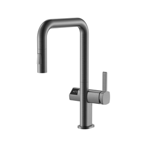 Facuet de cocina desplegable con pantalla digital inteligente en control de temperatura
