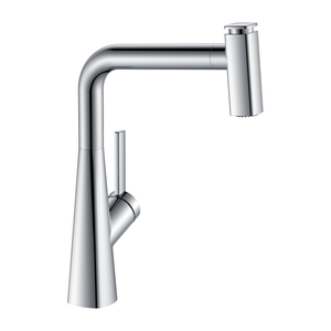 Grifo de cocina de una sola manija cuadrada de estilo elegante Grifos de cocina modernos