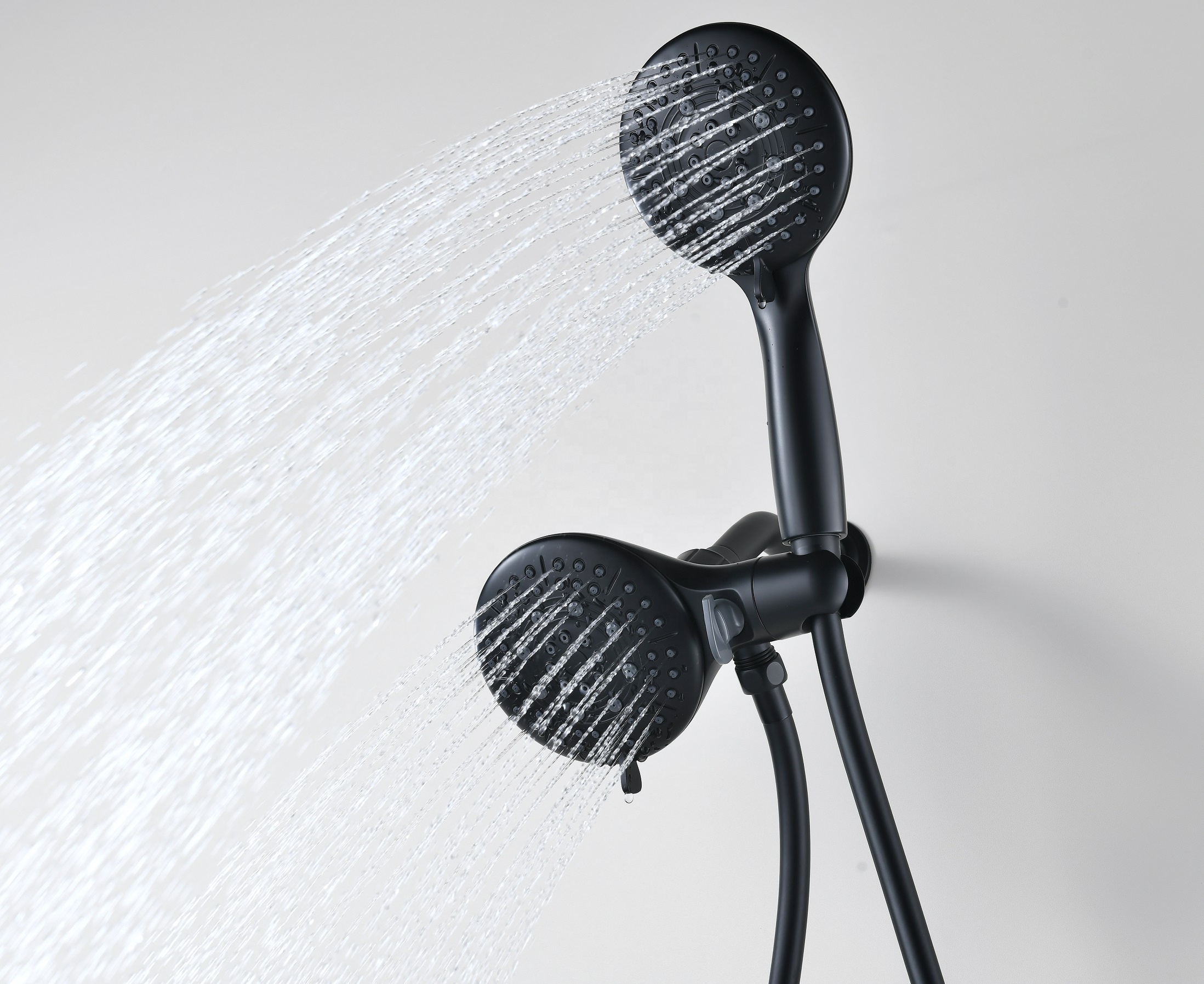 Grifo de ducha de bañera Grifo de ducha portátil Conjunto de ducha Negro 