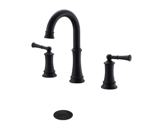 Grifos de baño al por mayor directos de fábrica, grifo negro duradero, grifo para lavabo de baño