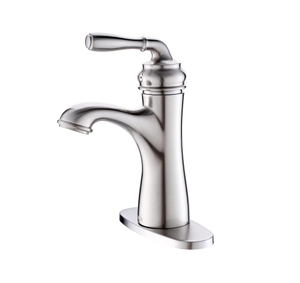 Grifo de lavabo para baño, grifo de níquel cepillado para lavabo de baño