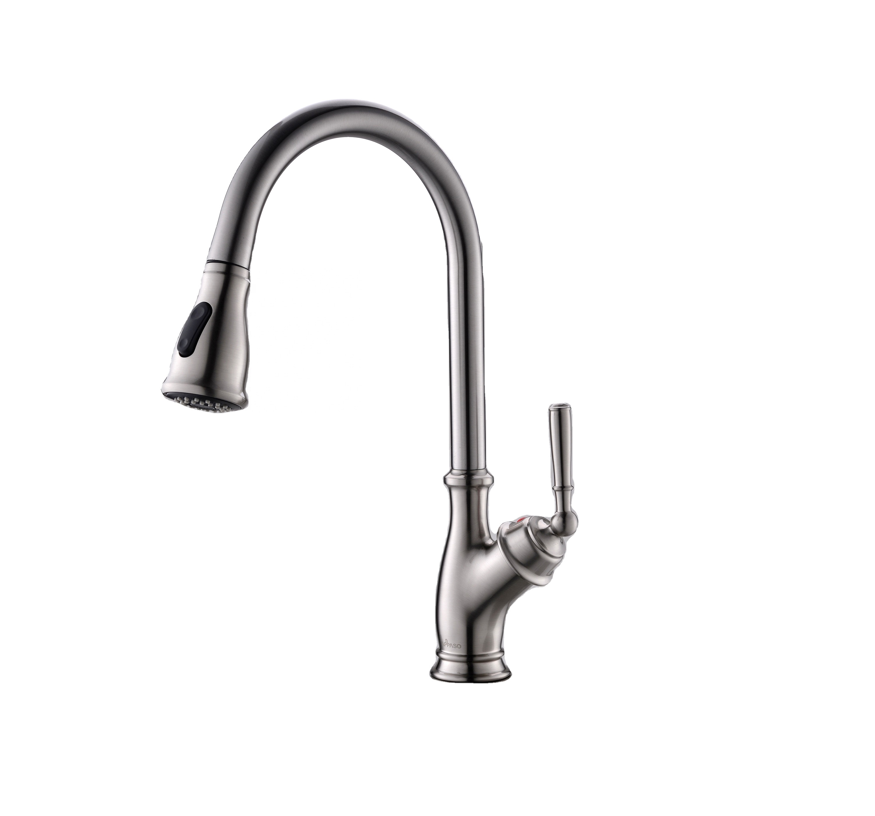 APS274-BN SUS304 Grifo de fregadero de cocina de acero inoxidable Grifo de cocina giratorio 360 extraíble